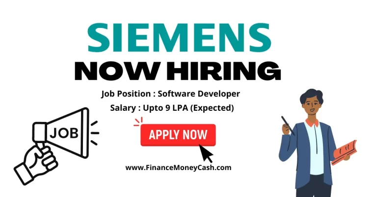 SIEMENS is hiring for Software Developer