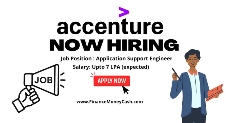 Accenture is hiring for Application Support Engineer