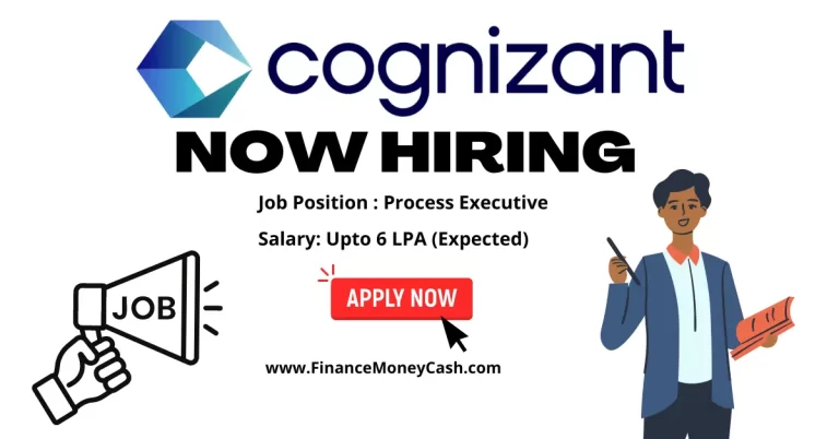 Cognizant is hiring for Process Executive