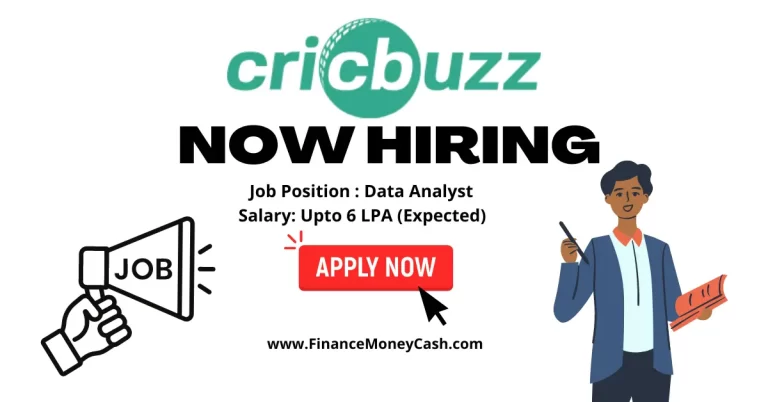 Cricbuzz is hiring for Junior Data Analyst