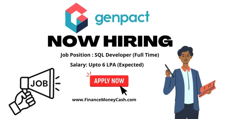 Genpact is hiring for SQL Developer