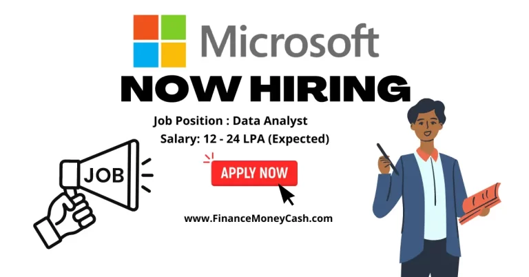 Microsoft is hiring for Data Analyst