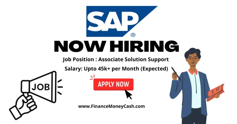 SAP is hiring for Associate Solution Support Engineer