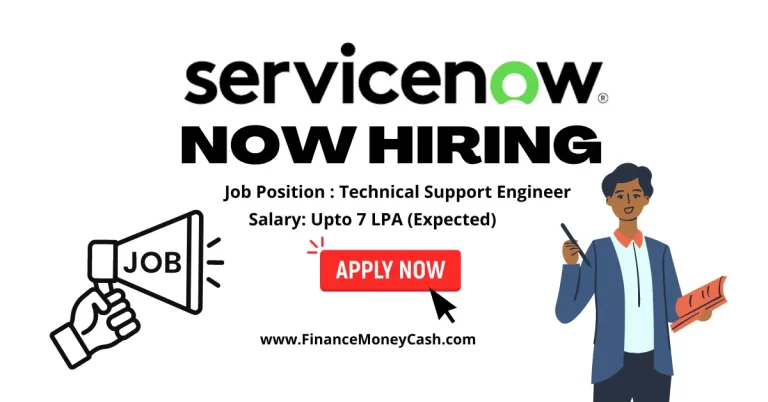 ServiceNow is hiring for Technical Support Engineer