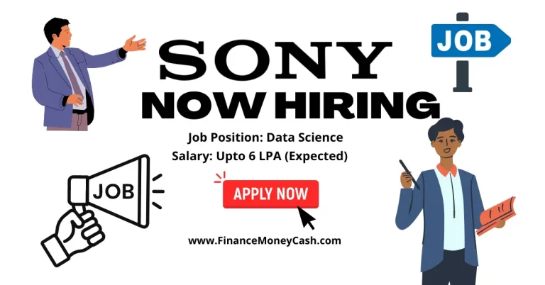 Sony India is hiring for Data Science Intern