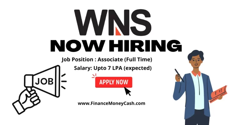 WNS is hiring for ​​Associate
