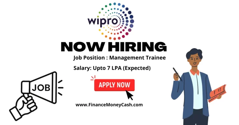 Wipro is hiring for Management Trainee