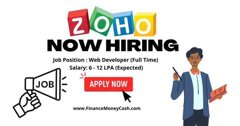 Zoho Corp is hiring Web Developer